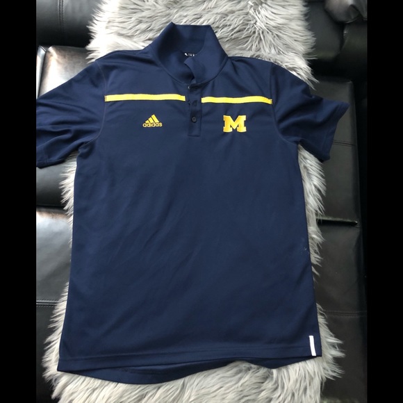 adidas Other - Michigan button front shirt